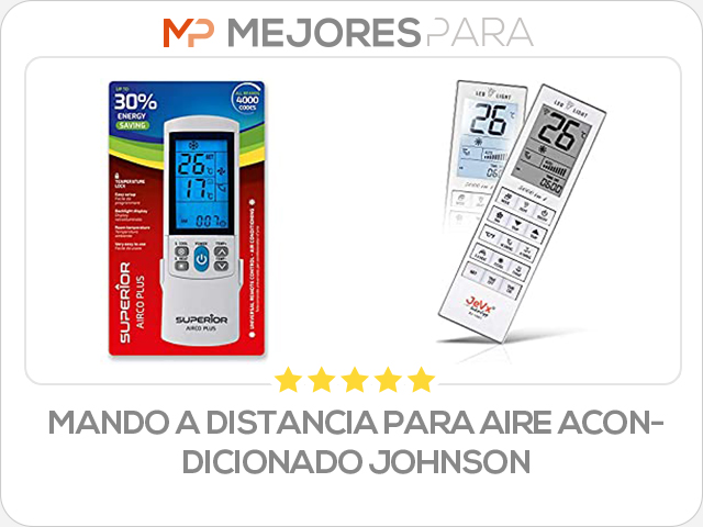 mando a distancia para aire acondicionado johnson