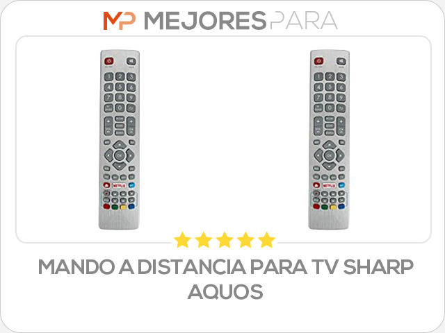 mando a distancia para tv sharp aquos