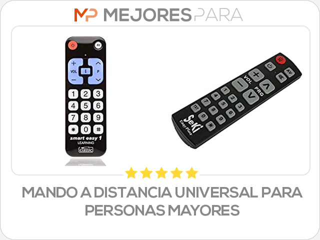 mando a distancia universal para personas mayores