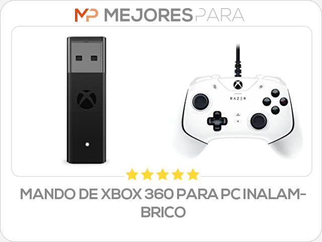 mando de xbox 360 para pc inalambrico