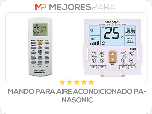 mando para aire acondicionado panasonic