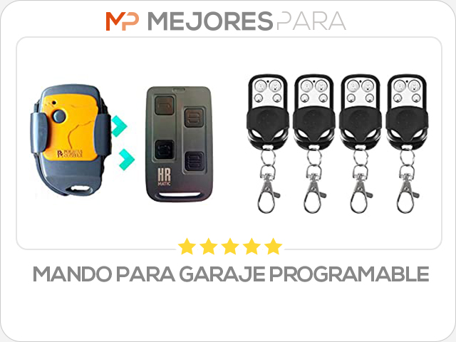 mando para garaje programable