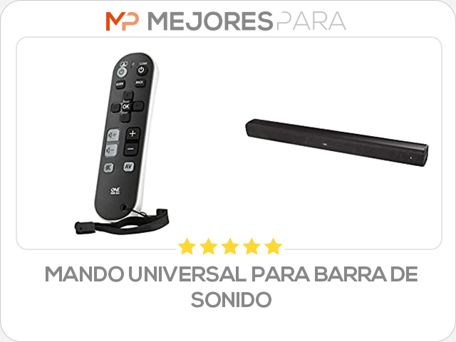 mando universal para barra de sonido