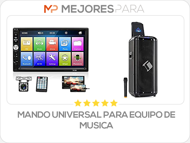 mando universal para equipo de musica