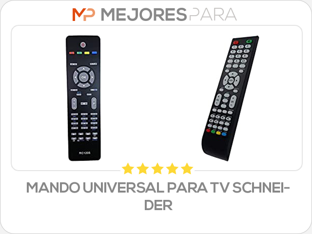 mando universal para tv schneider