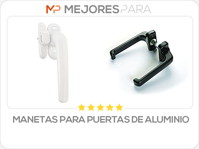 manetas para puertas de aluminio