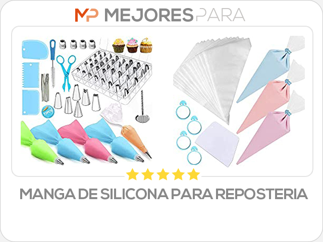 manga de silicona para reposteria