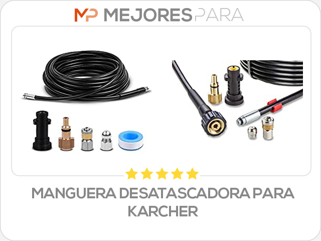 manguera desatascadora para karcher