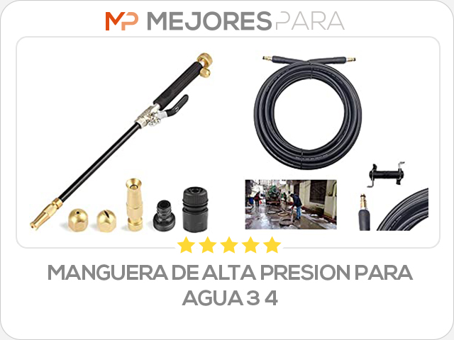 manguera de alta presion para agua 3 4