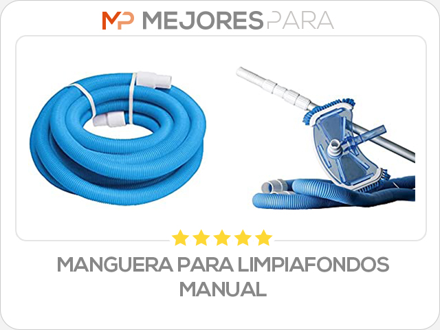 manguera para limpiafondos manual