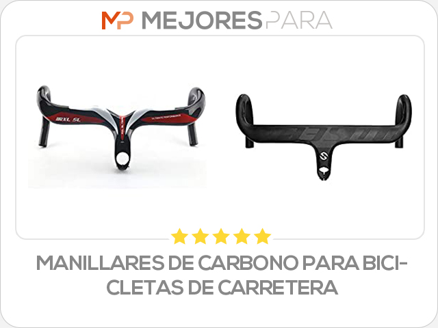 manillares de carbono para bicicletas de carretera