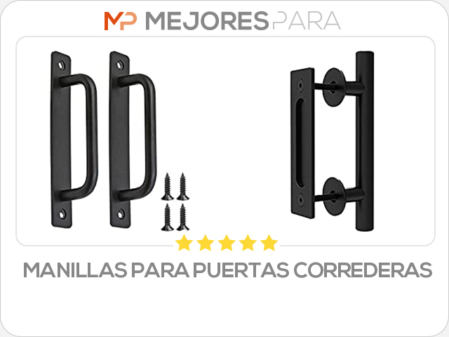 manillas para puertas correderas