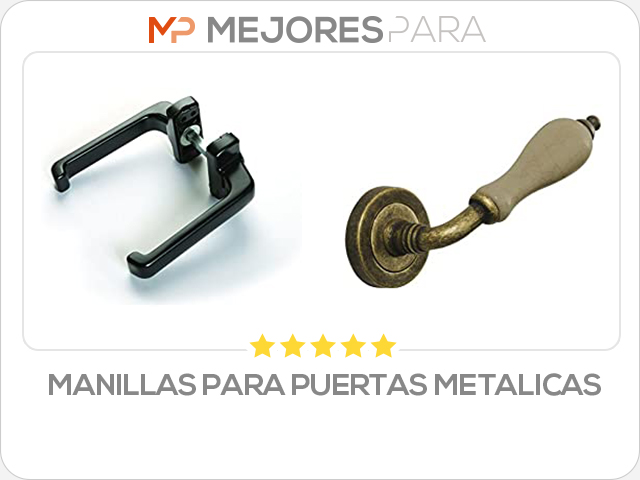 manillas para puertas metalicas