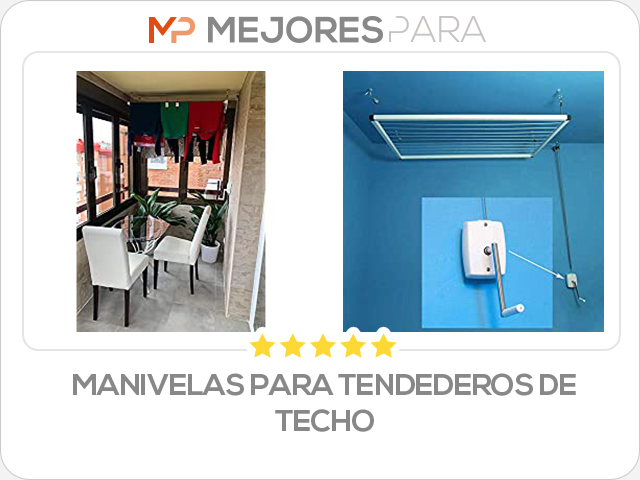 manivelas para tendederos de techo