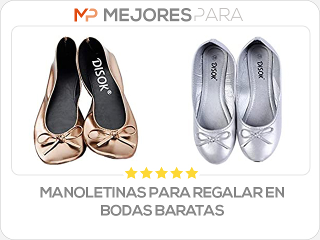 manoletinas para regalar en bodas baratas