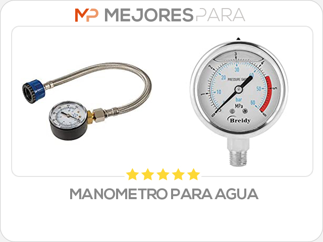 manometro para agua