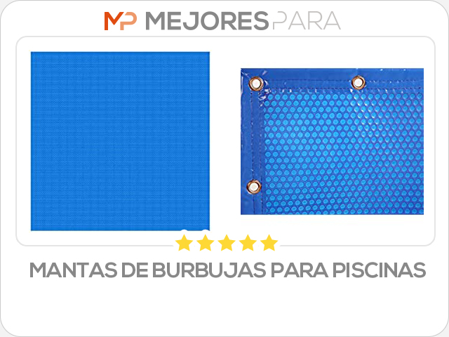 mantas de burbujas para piscinas