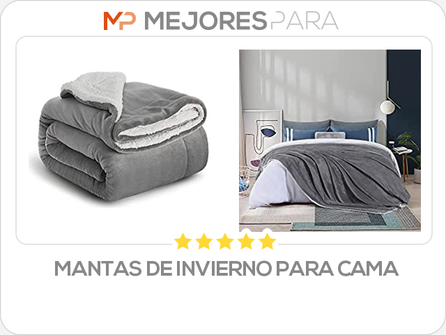 mantas de invierno para cama