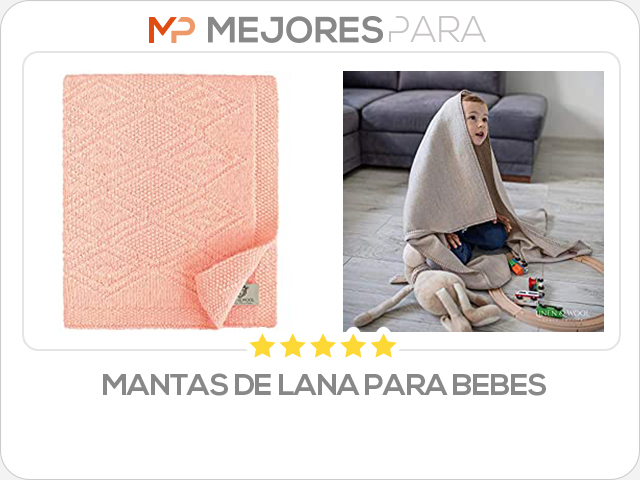 mantas de lana para bebes