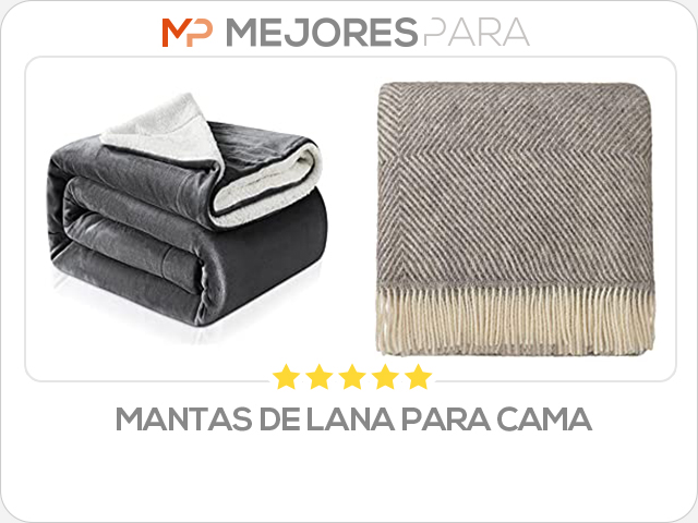 mantas de lana para cama