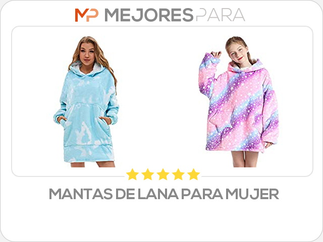 mantas de lana para mujer