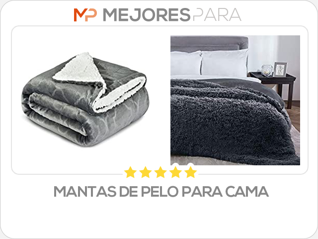 mantas de pelo para cama