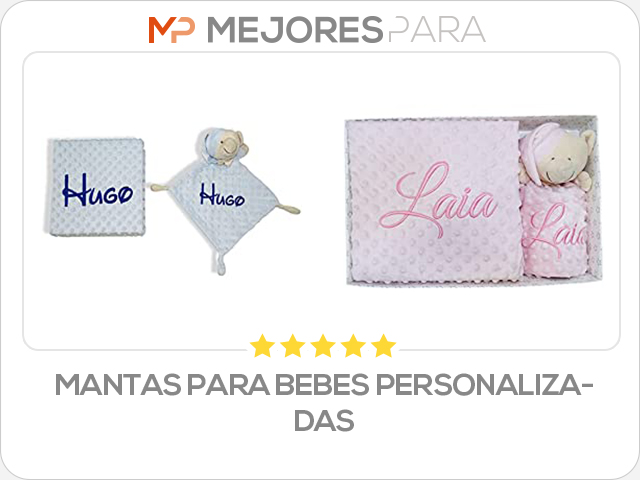 mantas para bebes personalizadas