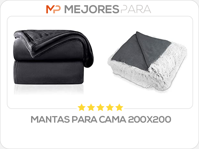 mantas para cama 200x200