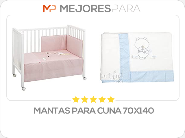 mantas para cuna 70x140