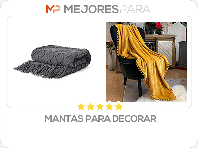 mantas para decorar