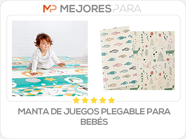 manta de juegos plegable para bebés