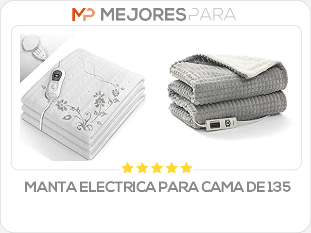 manta electrica para cama de 135