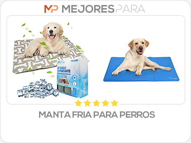 manta fria para perros