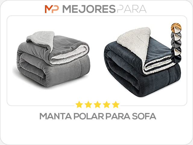 manta polar para sofa