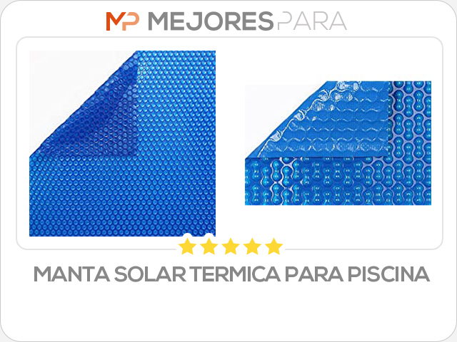 manta solar termica para piscina