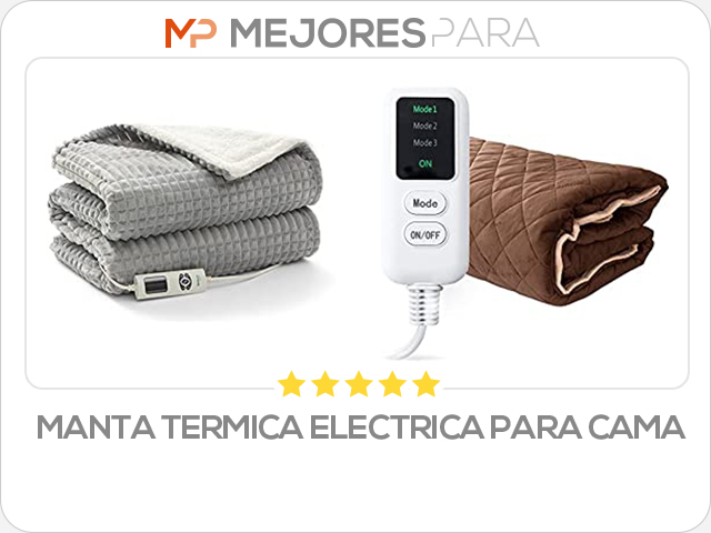 manta termica electrica para cama