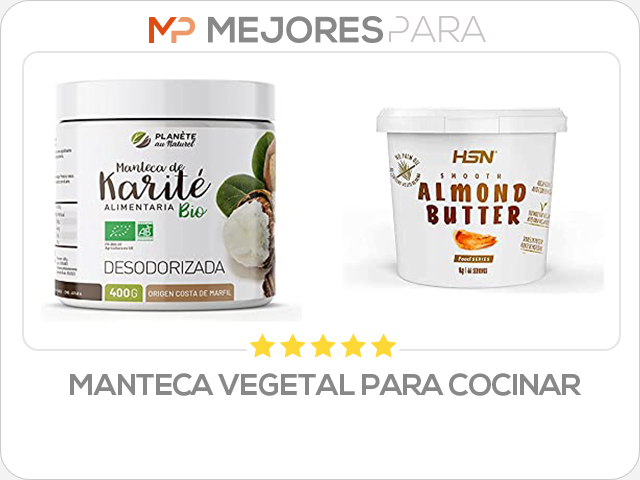 manteca vegetal para cocinar