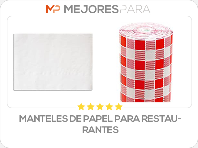 manteles de papel para restaurantes