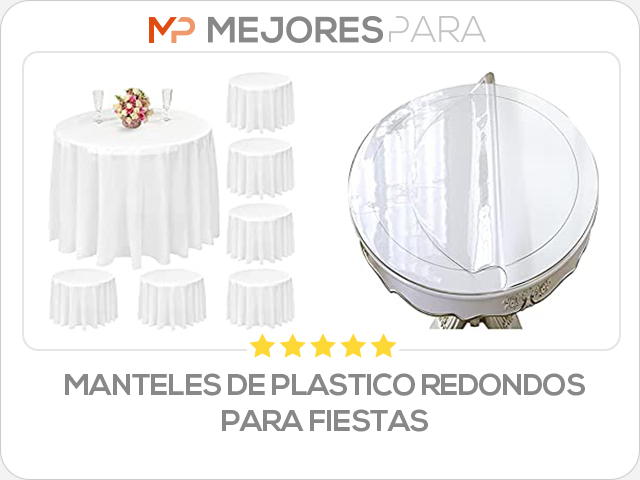 manteles de plastico redondos para fiestas