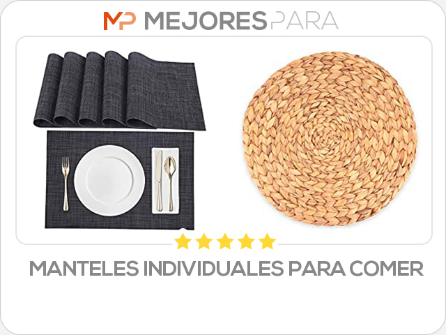 manteles individuales para comer