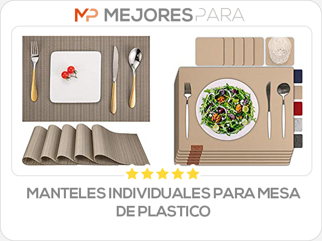 manteles individuales para mesa de plastico