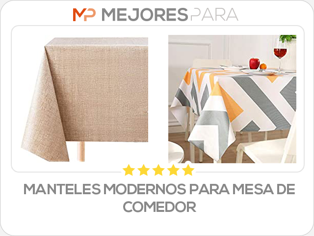 manteles modernos para mesa de comedor