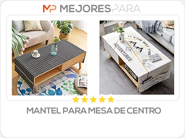 mantel para mesa de centro