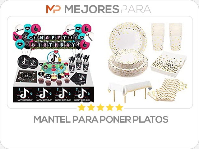 mantel para poner platos