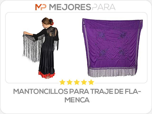 mantoncillos para traje de flamenca