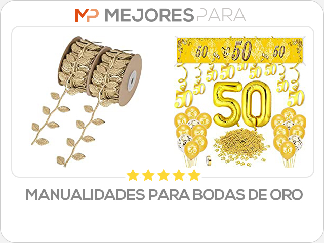 manualidades para bodas de oro