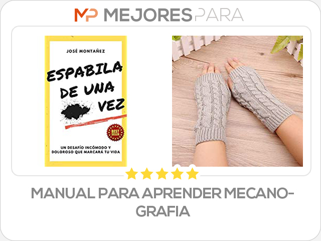 manual para aprender mecanografia