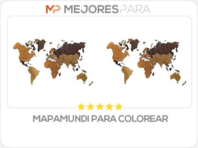 mapamundi para colorear