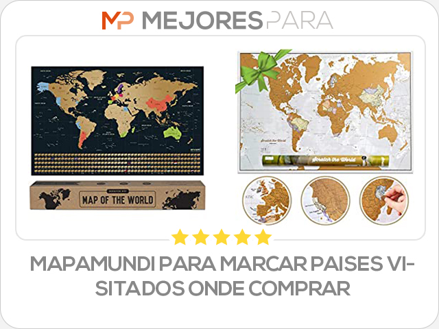 mapamundi para marcar paises visitados onde comprar