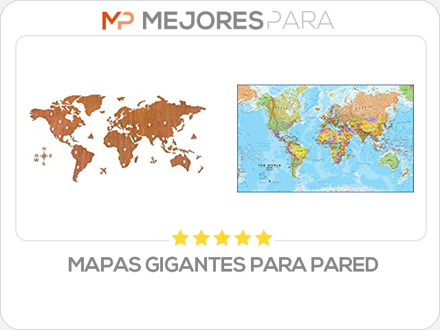 mapas gigantes para pared